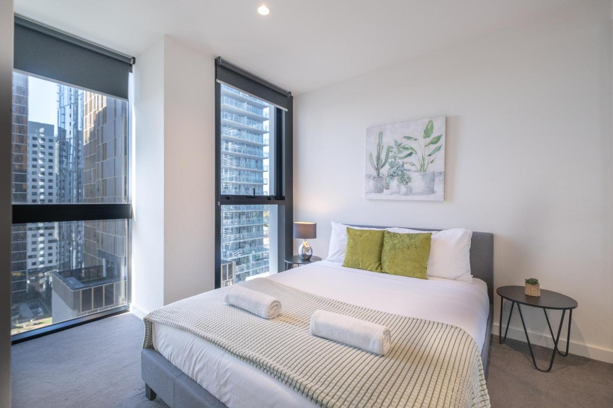 Relaxed 1Br1Ba City View Apt Wifi In Cbd 멜번 외부 사진